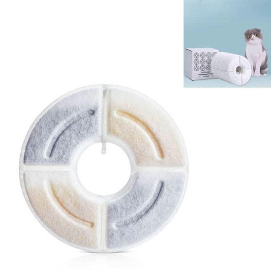 Round Pet Automatic Water Dispenser Filter Core High Iodine Value Coconut Shell Activated Carbon Filter Cotton - Reluova