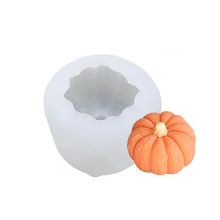 Halloween Three-Dimensional Pumpkin Cake DIY Scented Candle Silicone Mold - Reluova