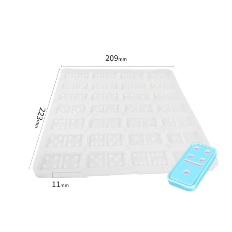 Domino Epoxy Silicone Mold DIY Fondant Cake Decoration - Reluova