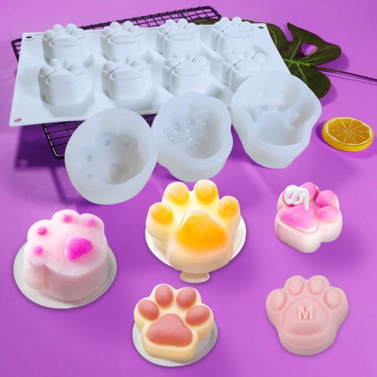 DIY Animal Claw Shape Candle Glue Cake Jelly Pudding Silicone Mold - Reluova