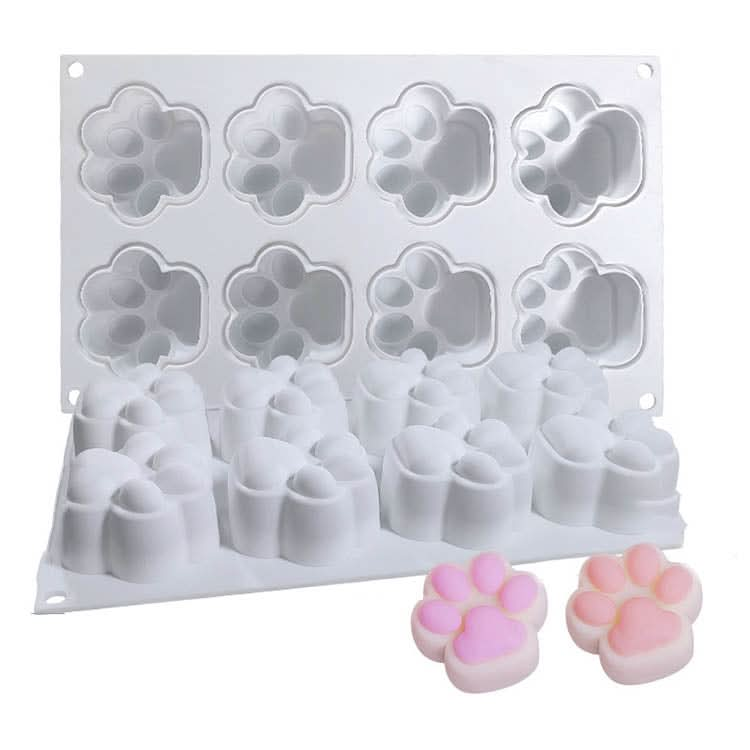 DIY Animal Claw Shape Candle Glue Cake Jelly Pudding Silicone Mold - Reluova