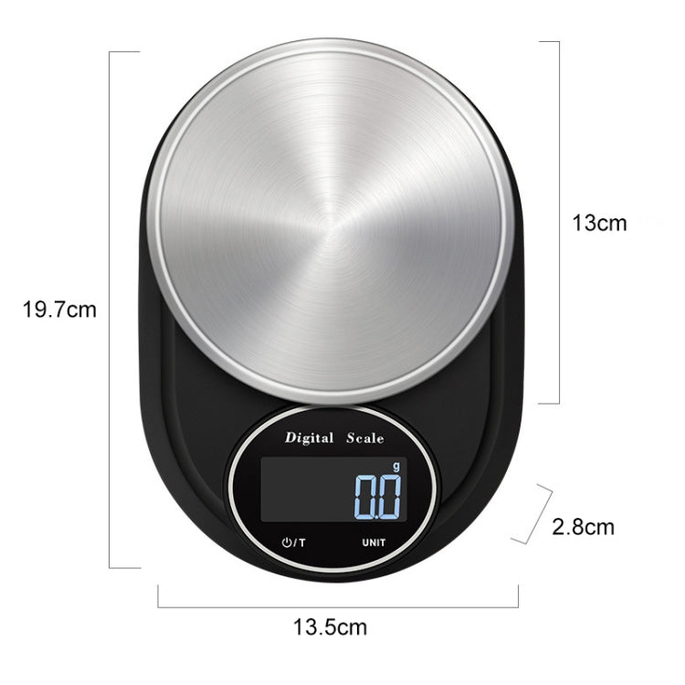 Home Kitchen Electronic Scale High Precision Stainless Steel Jewelry Scale My Store