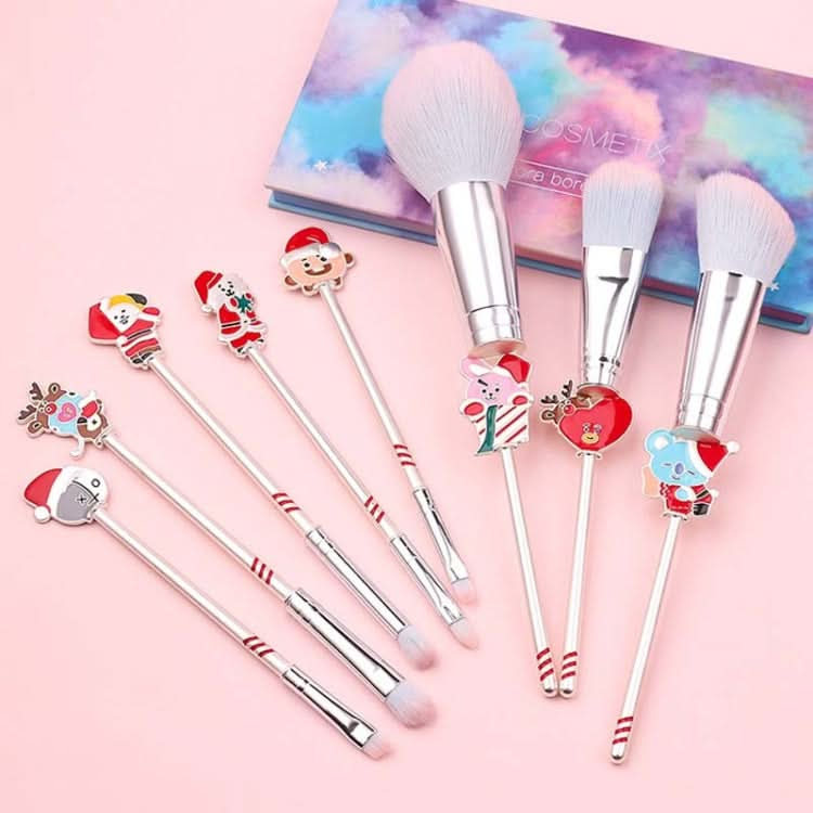 Christmas Makeup Brush Gift Elk Beginner Set Beauty Tool Set Reluova