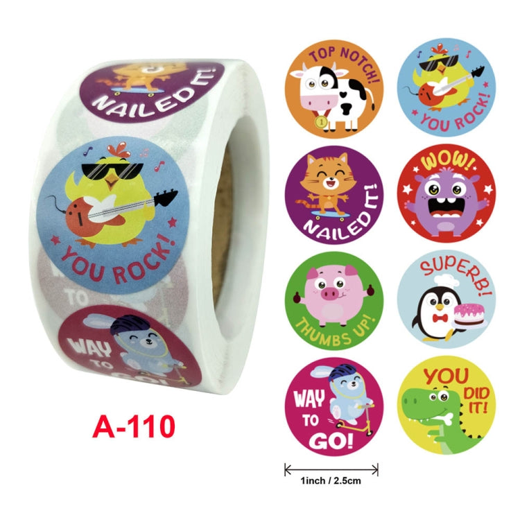 Cartoon Animal Reward Stickers Classroom Decoration Label My Store