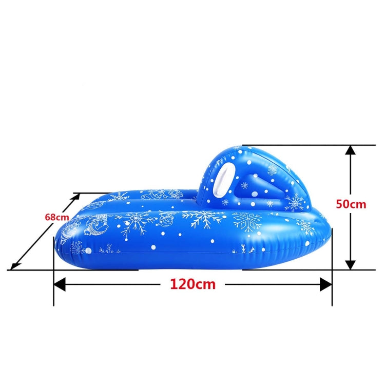 Children Inflatable Ski Laps Snowboard Adult Inflatable Snow Toy Reluova