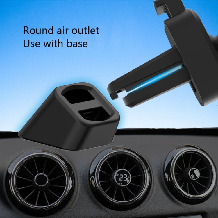 10 PCS Car Air Outlet Clip Accessories Round Olecranon Non-Slip Air Outlet Clip