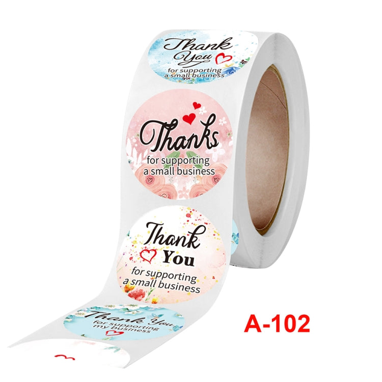 CrosFloral Thank You Label Gift Decoration Stationery Sticker