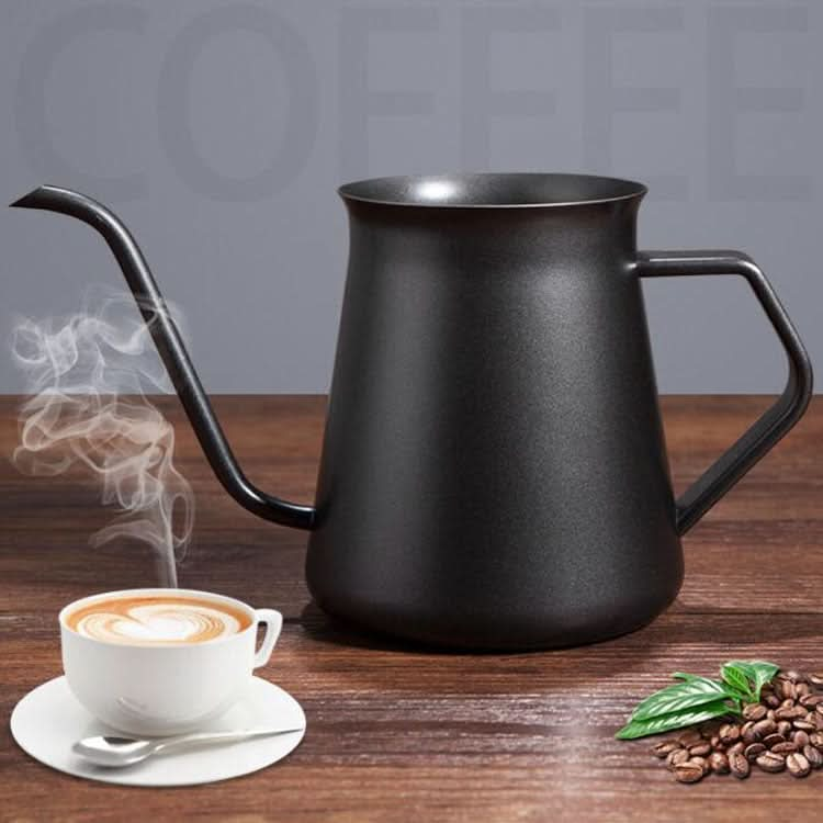 Stainless Steel Hand Punch Pot Hanging Ear Pot Coffee Pot Thickened Mini Pot Teflon Thin Mouth Pot - Reluova