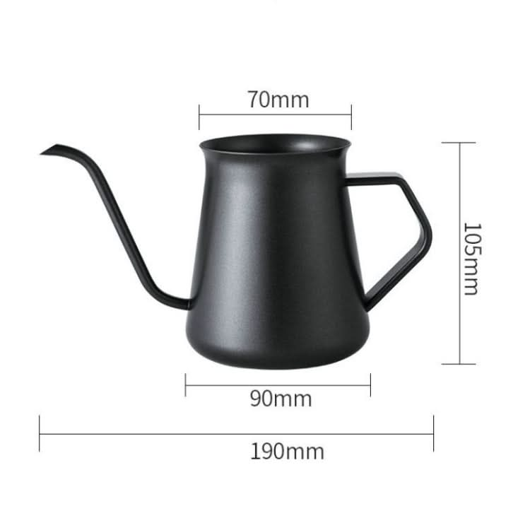 Stainless Steel Hand Punch Pot Hanging Ear Pot Coffee Pot Thickened Mini Pot Teflon Thin Mouth Pot - Reluova