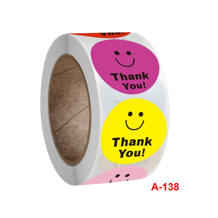 3 PCS Smiley Face Roll Stickers Label Teachers and Children Special Decorative Cartoon Stickers