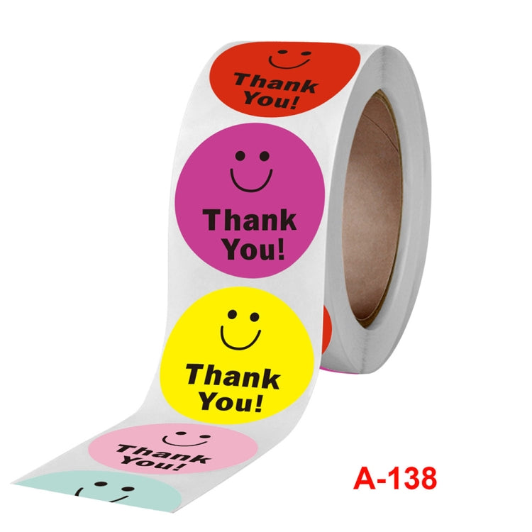 3 PCS Smiley Face Roll Stickers Label Teachers and Children Special Decorative Cartoon Stickers My Store