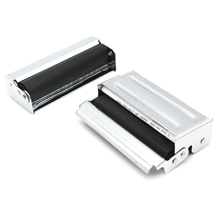 2 PCS Automatic Metal Cigarette Maker With Lid, Specification: 7.3x2.6x2cm-Reluova