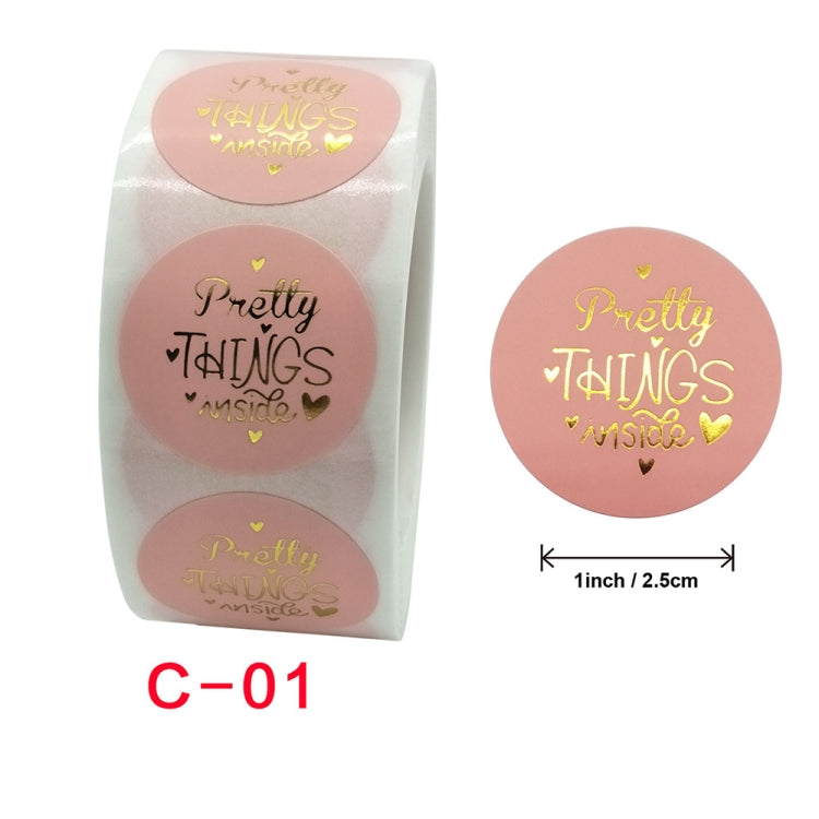 5 PCS Envelope Seal Sticker Gift Decoration Stamping Sticker