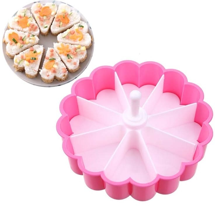 Cake Plate Sushi Mold Set Creative Heart-Shaped Sushi Mold Baked Jelly Pudding Cup Melaleuca Rice Ball Mold - Reluova