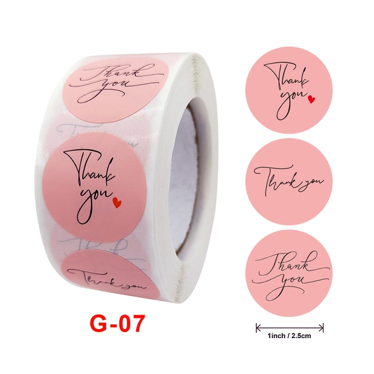 5 PCS Thanks You Baking Sticker Label