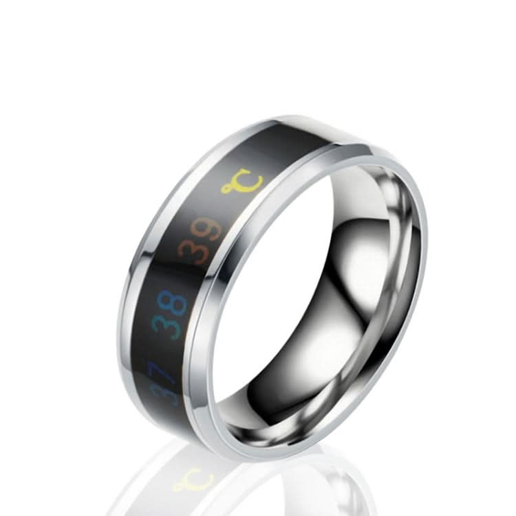 Smart Temperature Ring Stainless Steel Personalized Temperature Display Couple Ring, Series 2 Reluova