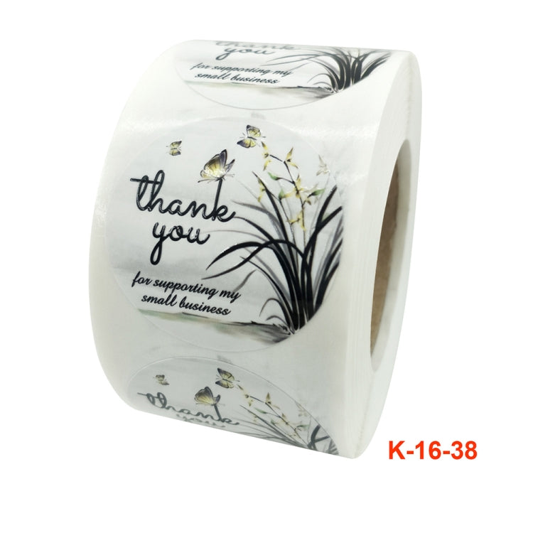 Flower Sticker Envelope Sealing Sticker Thank You Label