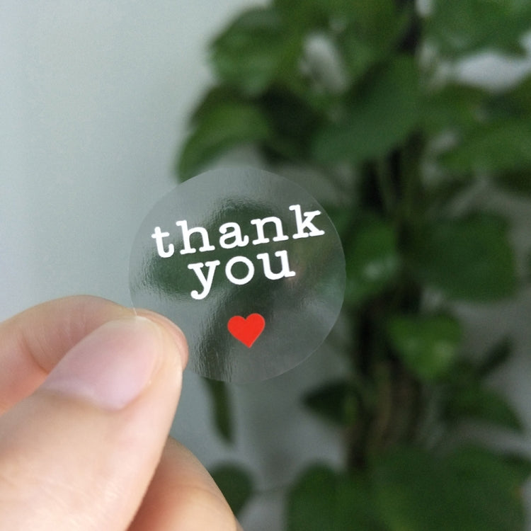 3 PCS Thank You Sticker Sealing Label Gift Packaging Decoration Sticker