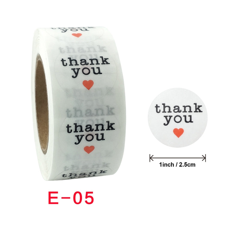 3 PCS Thank You Label Baking Wedding Decoration Sticker