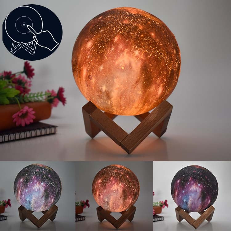 3D Moon Lamp Children Gift Table Lamp Painted Starry Sky LED Night Light My Store