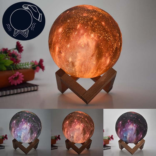 3D Moon Lamp Children Gift Table Lamp Painted Starry Sky LED Night Light My Store