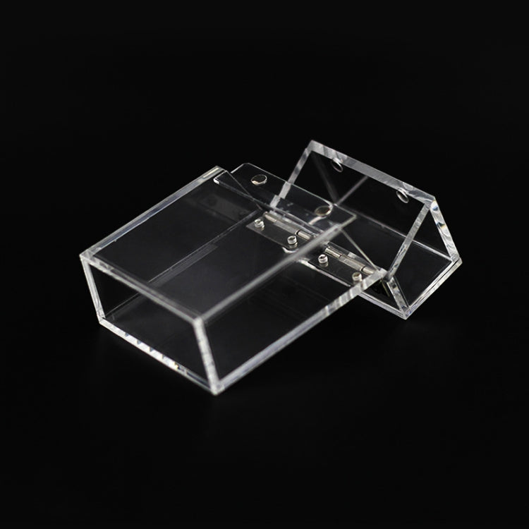 Acrylic Transparent Cigarette Case Thickened Portable Lighter Cigarette Case Bag My Store