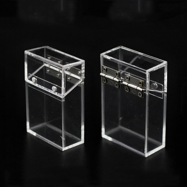 Acrylic Transparent Cigarette Case Thickened Portable Lighter Cigarette Case Bag My Store