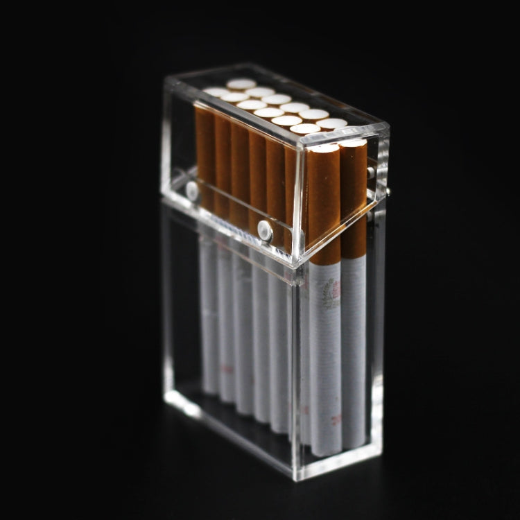 Acrylic Transparent Cigarette Case Thickened Portable Lighter Cigarette Case Bag My Store