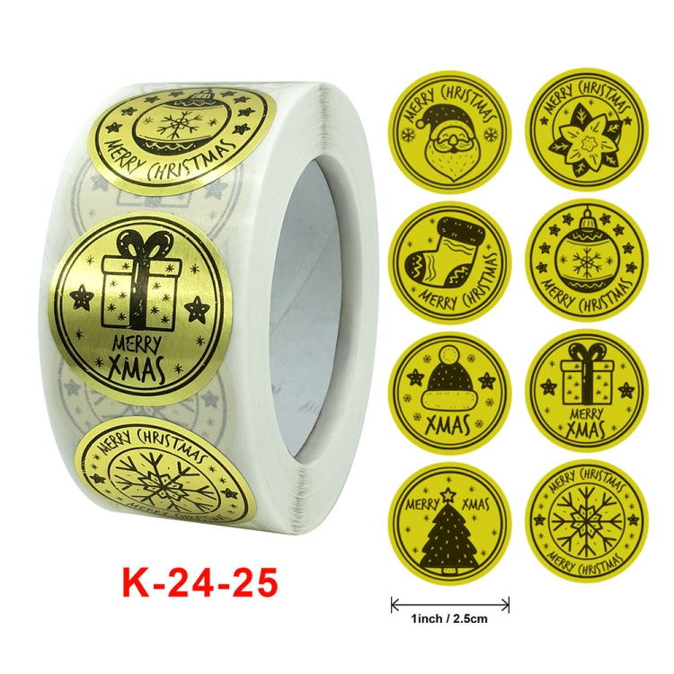 3 PCS Christmas Decoration Gift Series Sticker Label