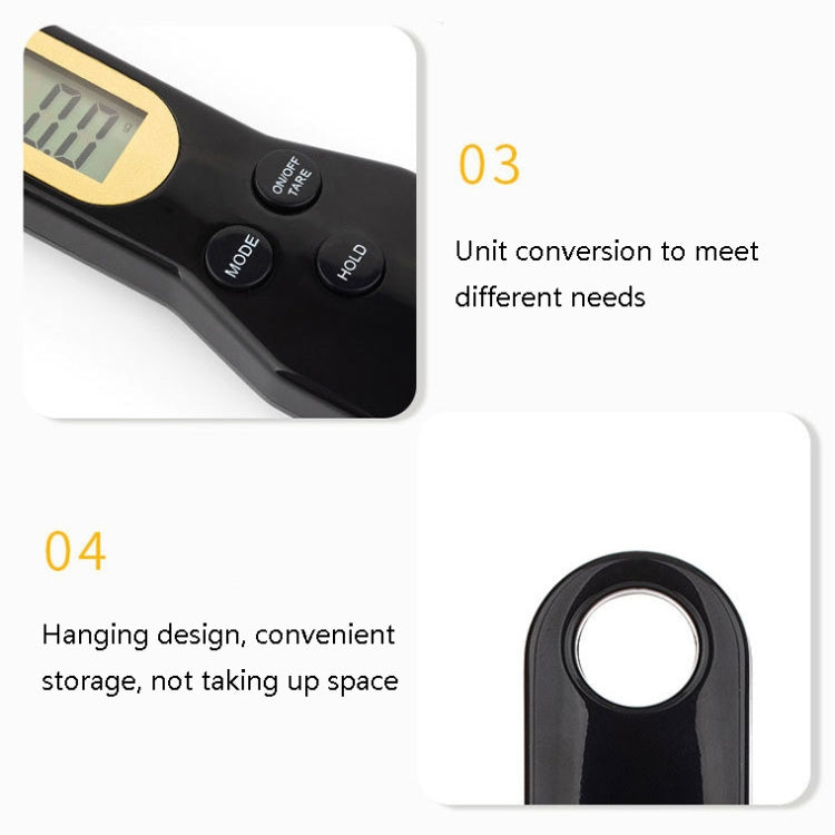 ABS Electronic Measuring Spoon Spoon Weighing Measuring Tool, Specification: 500g/0.1g My Store