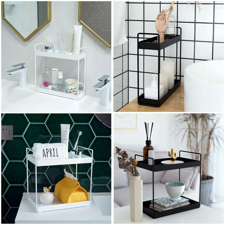 Home Storage Rack Bathroom Narrow Side Shelf