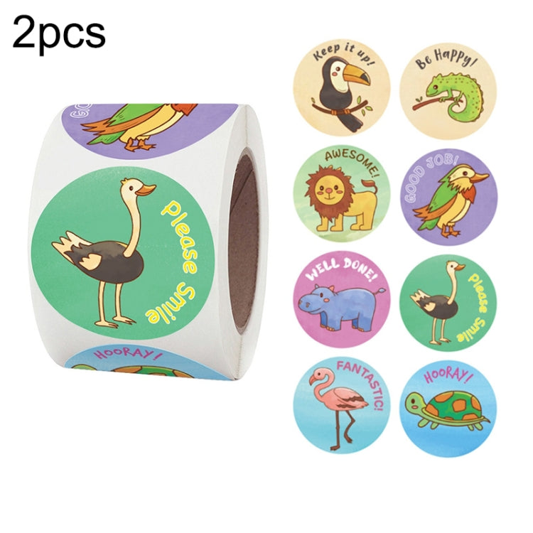 2 PCS Children Toy Reward Sticker Office Stationery Decoration Label Sealing Sticker, Size: 3.8 Cm / 1.5 Inch-Reluova