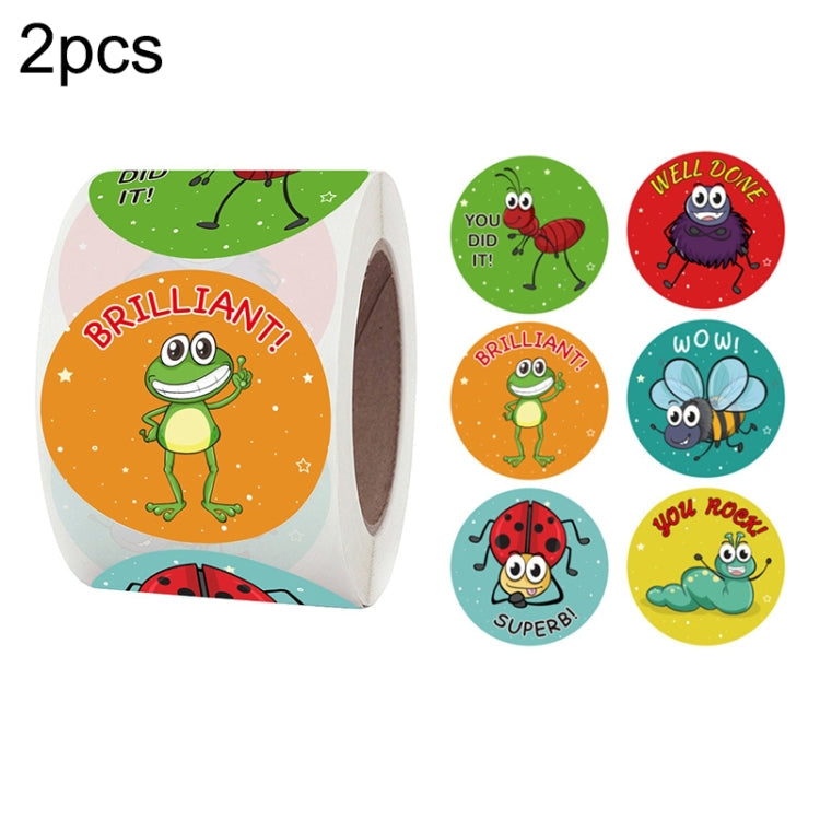 2 PCS Children Cartoon Reward Sticker Label-Reluova