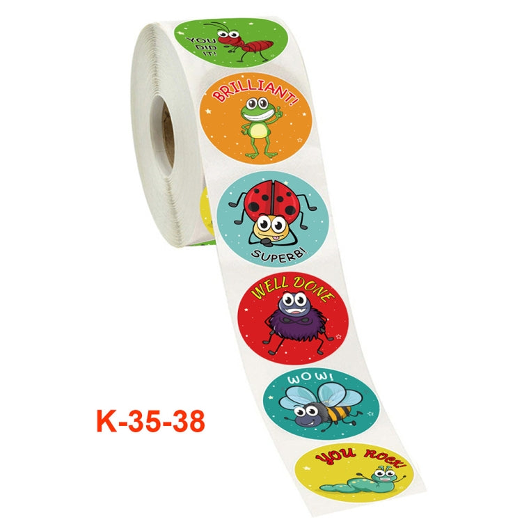 2 PCS Children Cartoon Reward Sticker Label-Reluova