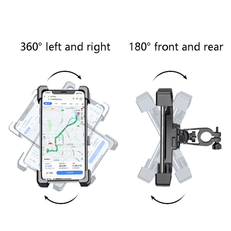 Electric Car Rearview Mirror Mobile Phone Bracket Bicycle Mobile Phone Bracket Motorcycle Handle Mobile Phone Bracket Riding Bracket Reluova