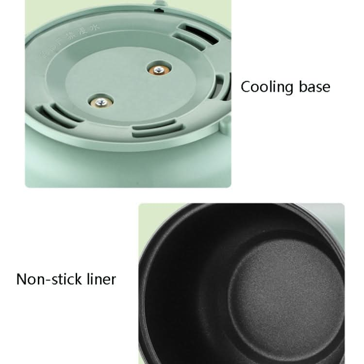 Multi-Function Electric-Cooker Mini Dormitory Student Cooking Rice Stir Frying Non-Stick Pot, 110V US Plug