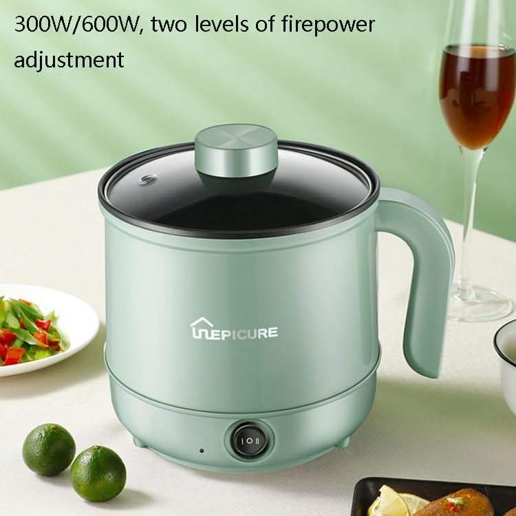 Multi-Function Electric-Cooker Mini Dormitory Student Cooking Rice Stir Frying Non-Stick Pot, 110V US Plug Reluova