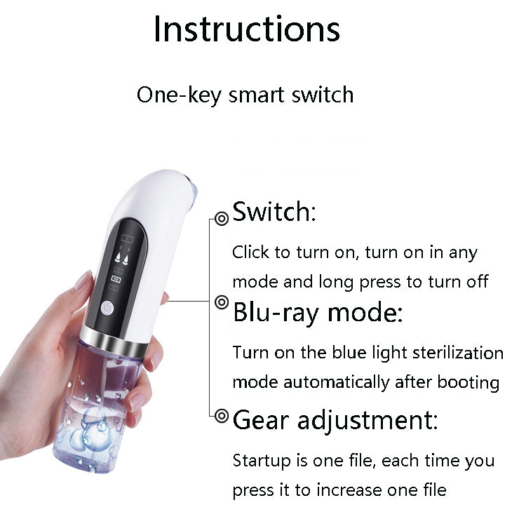 Small Bubble Home Beauty Equipment Multifunctional Electric Blackhead Suction Instrument Facial Pore Cleaner Reluova