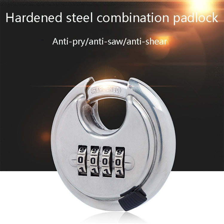 Stainless Steel Password Padlock 304 Waterproof And Rust-Proof Outdoor Courtyard Door Cabinet Lock Round Cake Lock My Store