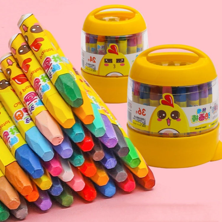 Barrel Oil Pastel Colors Children Drawing Pen Set Washable Crayons My Store