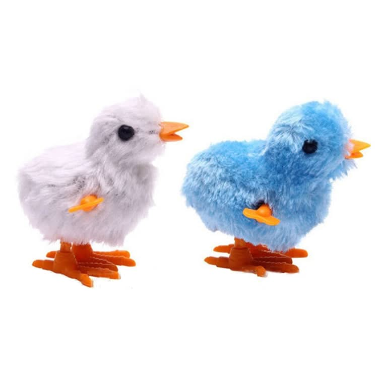 3 PCS Winding Plush Chick Clockwork Jumping Color Chick, Random Color  Delivery Reluova