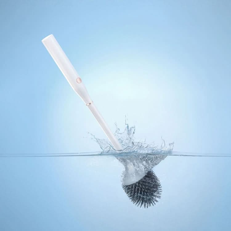 MT001 Ultraviolet Disinfection And Sterilization Long-Handled Silicone Soft Hair Wall-Mounted Electric Toilet Brush