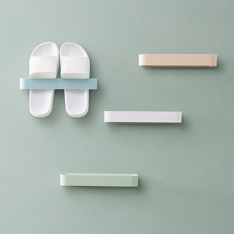 Seamless Paste Storage Rack Wall Paste Shoe Rack Bathroom Wall-Mounted Slippers Shelf Household Color Random Delivery My Store