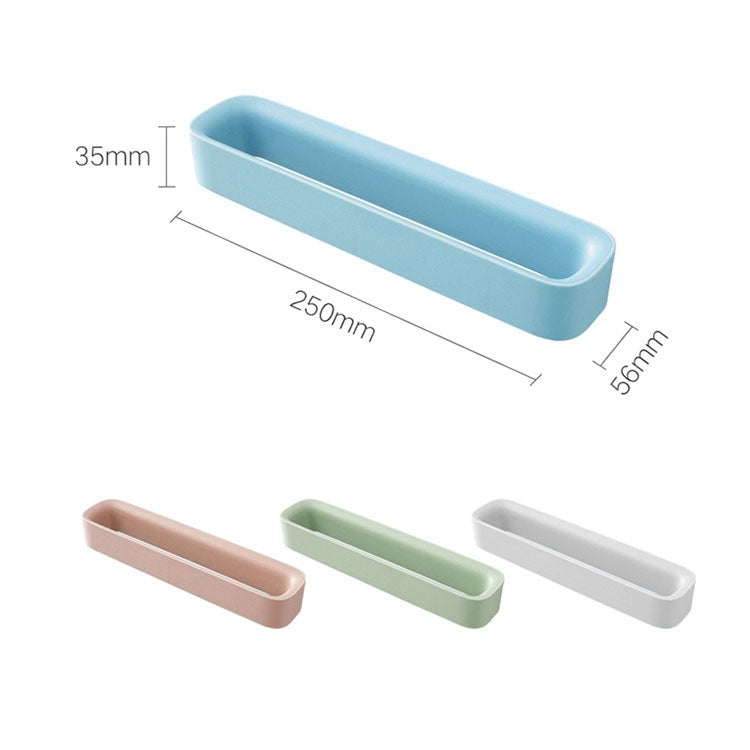 Seamless Paste Storage Rack Wall Paste Shoe Rack Bathroom Wall-Mounted Slippers Shelf Household Color Random Delivery My Store