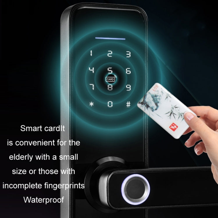 Smart Wifi Anti-Theft Fingerprint Password Lock Mobile Phone Remote Control Electronic Door Lock Magnetic Card Lock