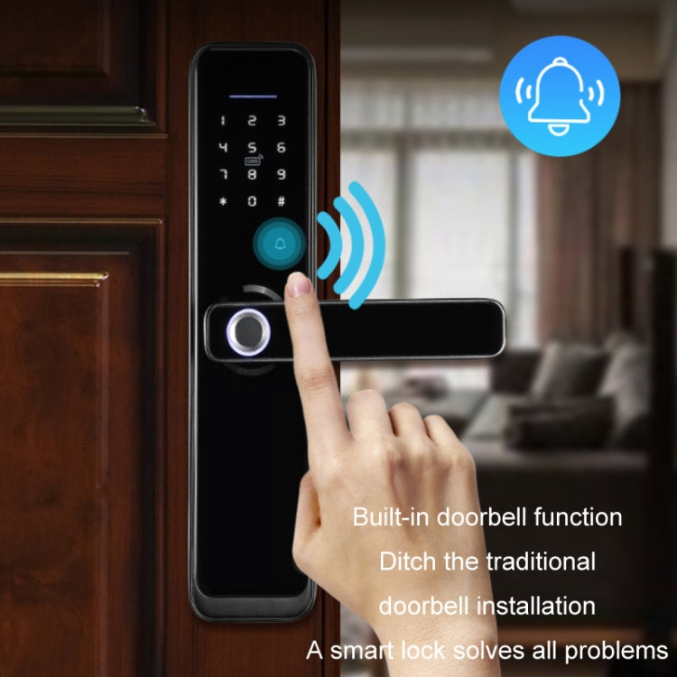 Smart Wifi Anti-Theft Fingerprint Password Lock Mobile Phone Remote Control Electronic Door Lock Magnetic Card Lock