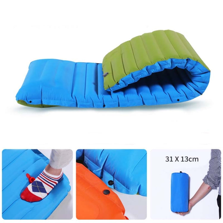 Outdoor Camping Foot Type Automatic Portable Inflatable Bed Beach Mat Picnic Mat Folding TPU Air Cushion Reluova