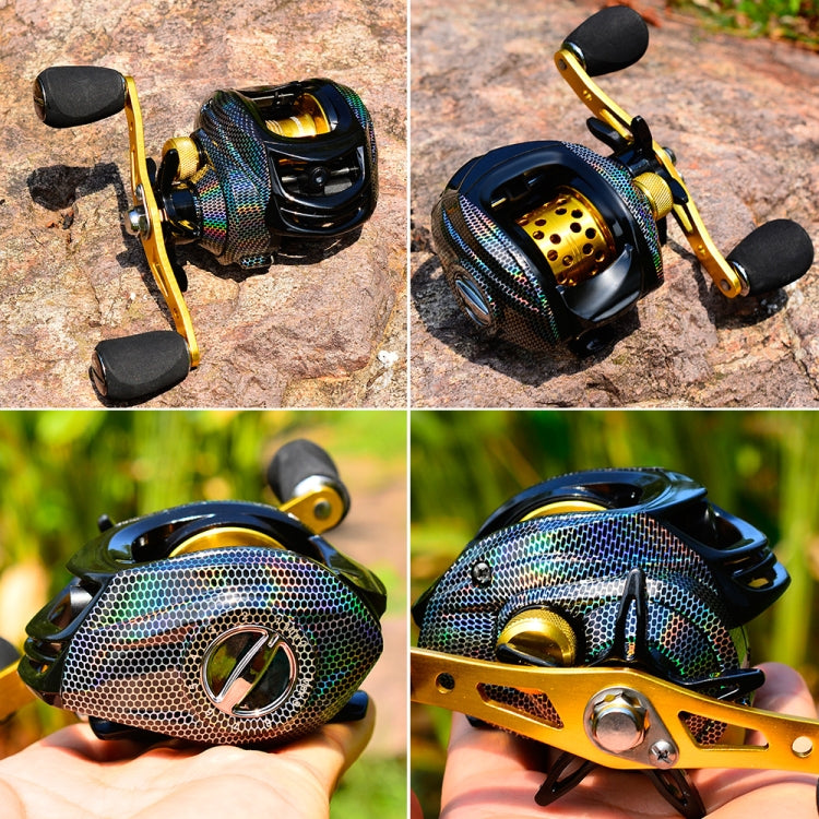 PROBEROS Metal Drop Wheel 18+1 Axis Lure Fish Wheel, Style: