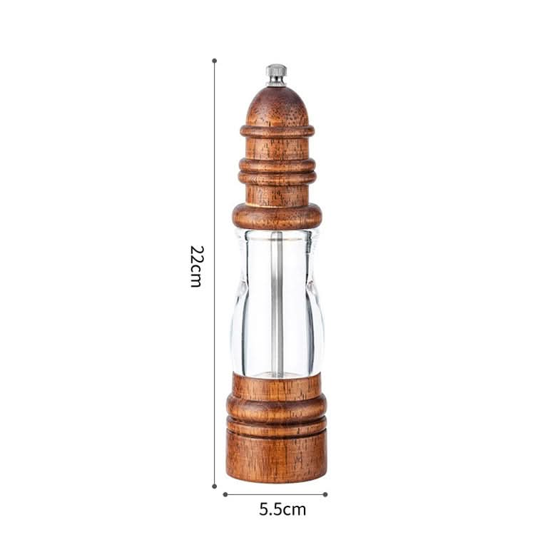 Wooden Lighthouse Shape Pepper Grinder Household Manual Sea Salt Grinding Tool - Reluova