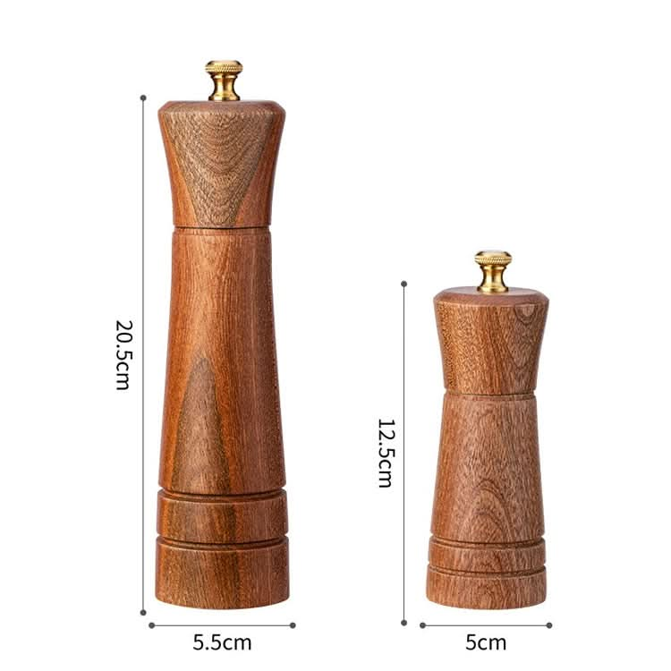 Wood Pepper Grinder Kitchen Household Manual Solid Pepper Powder Black Pepper Mill Grinder Bottle Seasoning Jar - Reluova